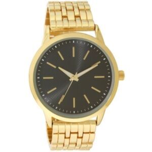 NWT Inc International Concepts Men's Gold-Tone Bracelet Watch 45mm